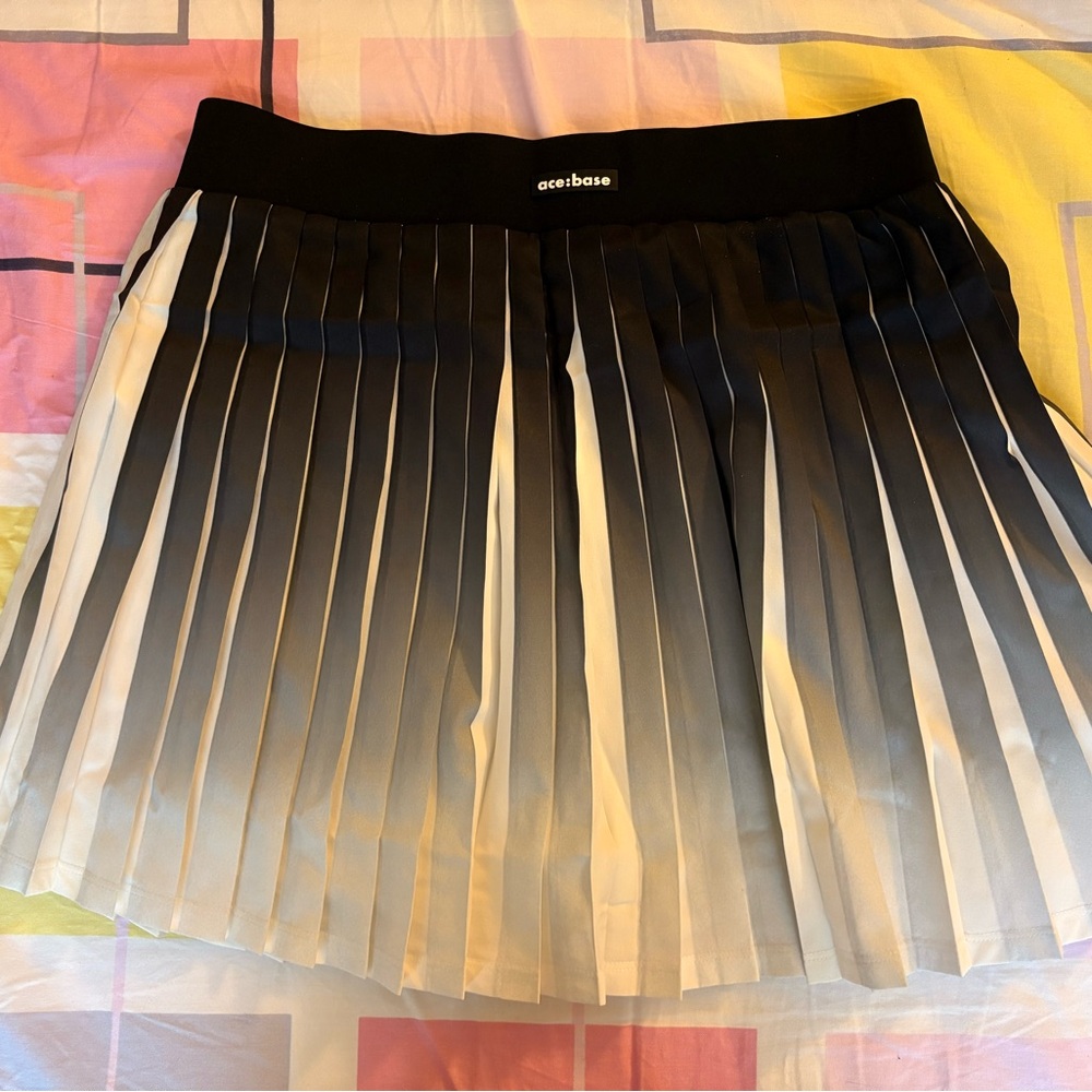Gradient Pleated Tennis Skirt